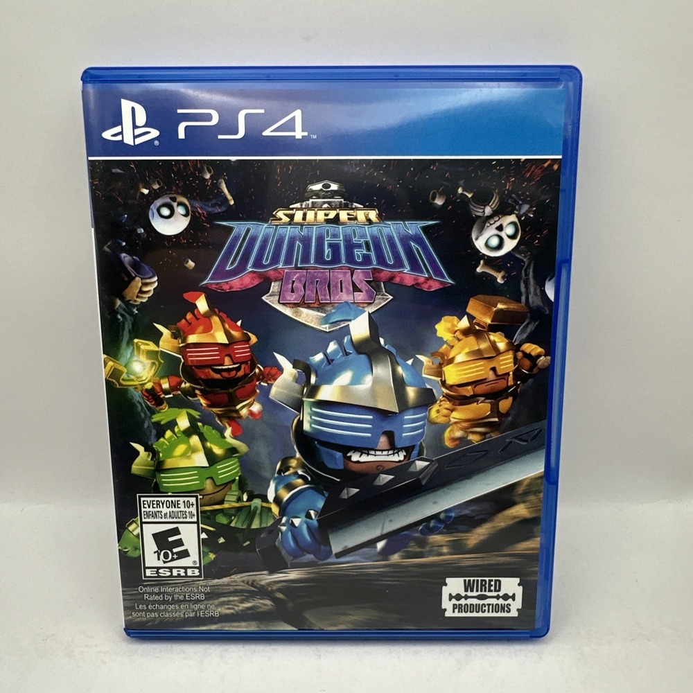 Super Dungeon Bros Playstation 4 PS4 Near Mint Disc & Case